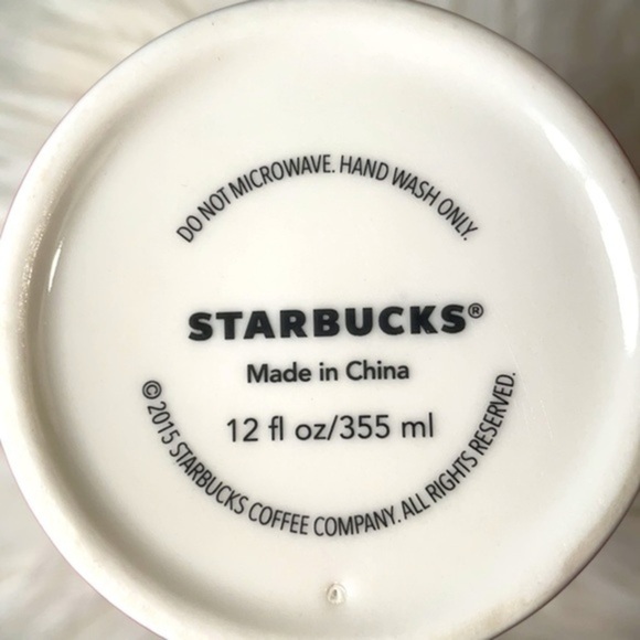 STARBUCKS | Starbucks Red Holiday Christmas Tumbler Ceramic Travel Mug ☕️ - Picture 4 of 5